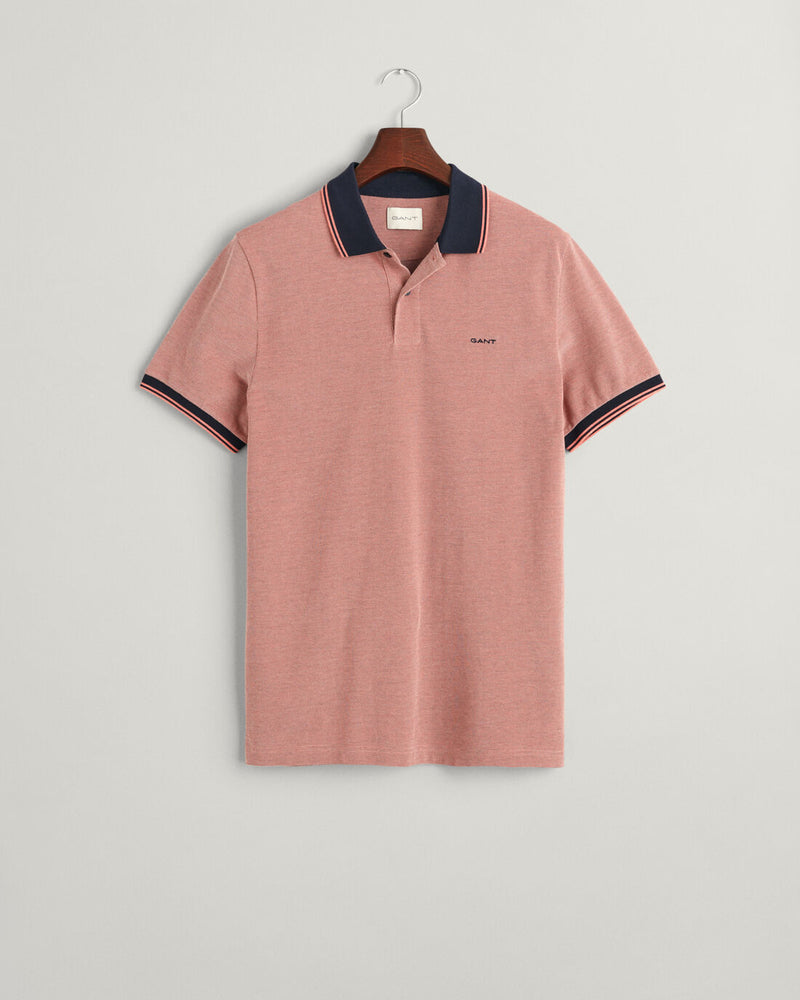 Polo em piqué Oxford em 4 cores