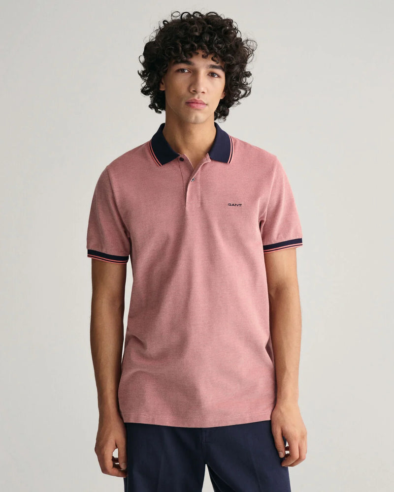 Polo em piqué Oxford em 4 cores