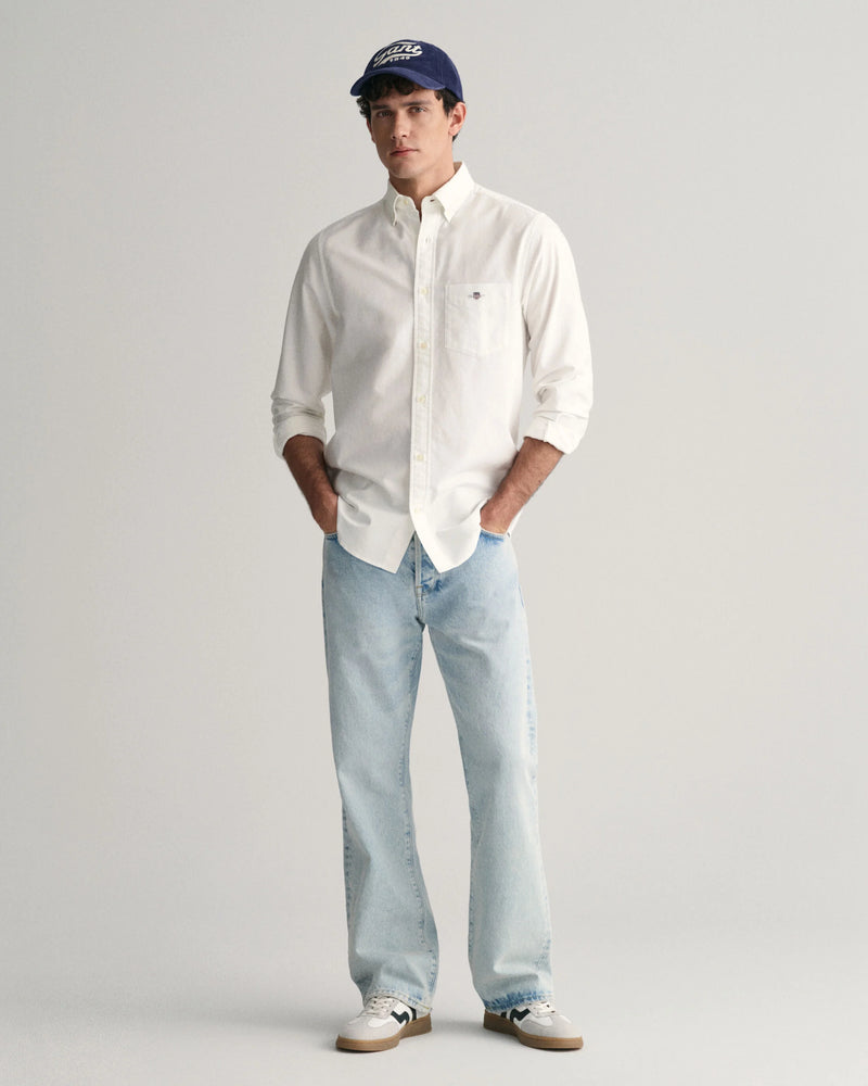 Camisa Oxford clássica regular fit