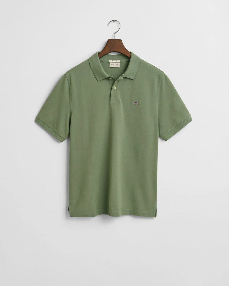 Polo em algodão piqué Shield regular fit