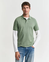 Polo em algodão piqué Shield regular fit