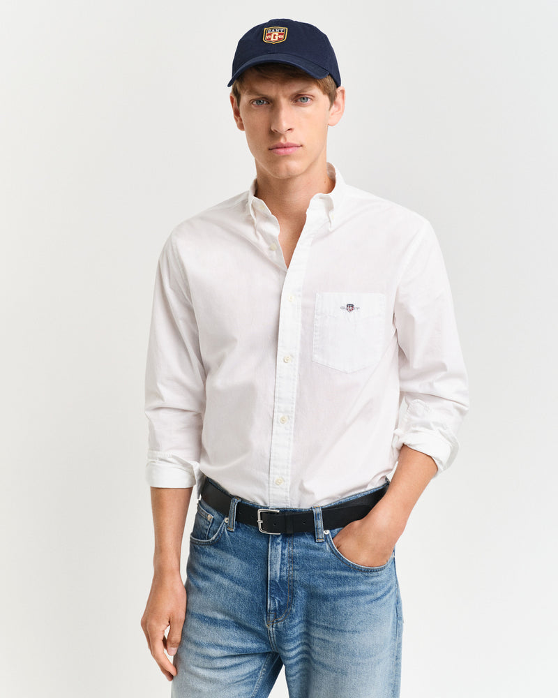 Camisa em popelina Classic regular fit