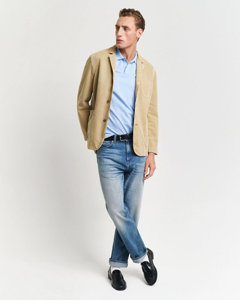 Polo em algodão piqué Shield regular fit