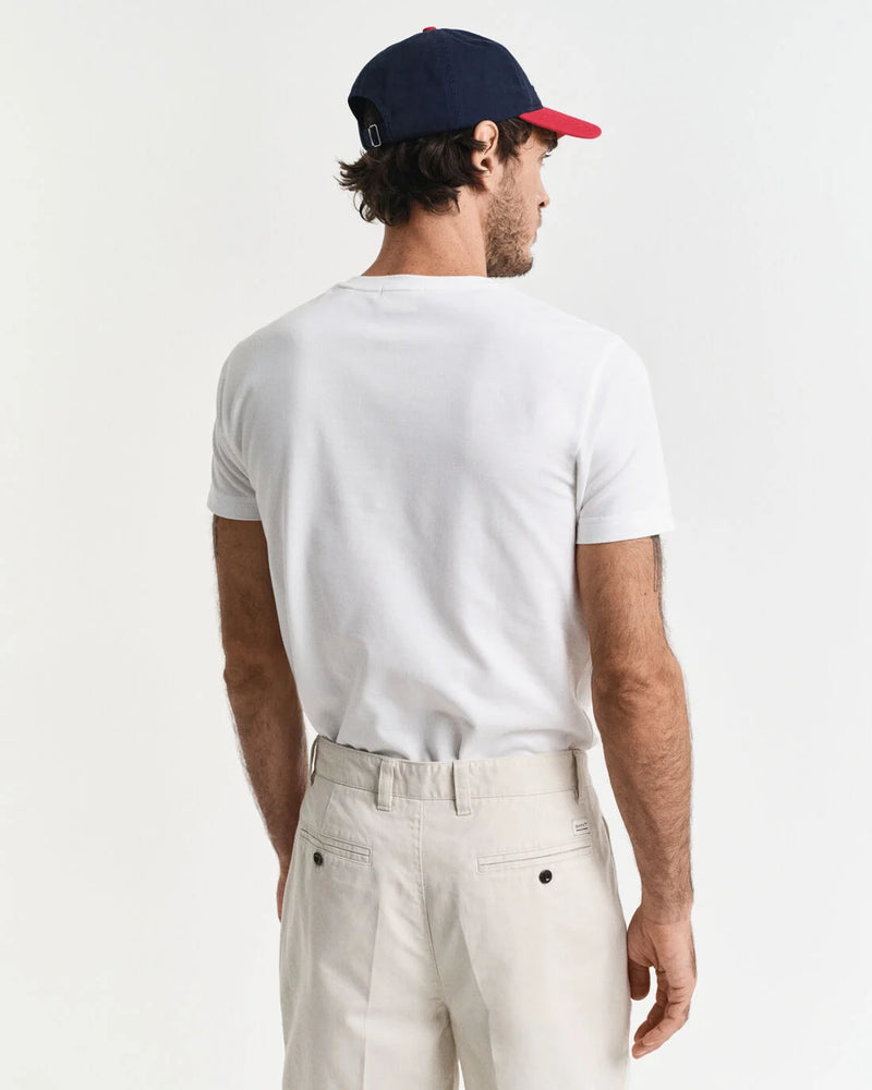 T-shirt em algodão piqué