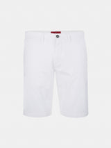 Bermudas para homem regular fit em sarja com bolsos