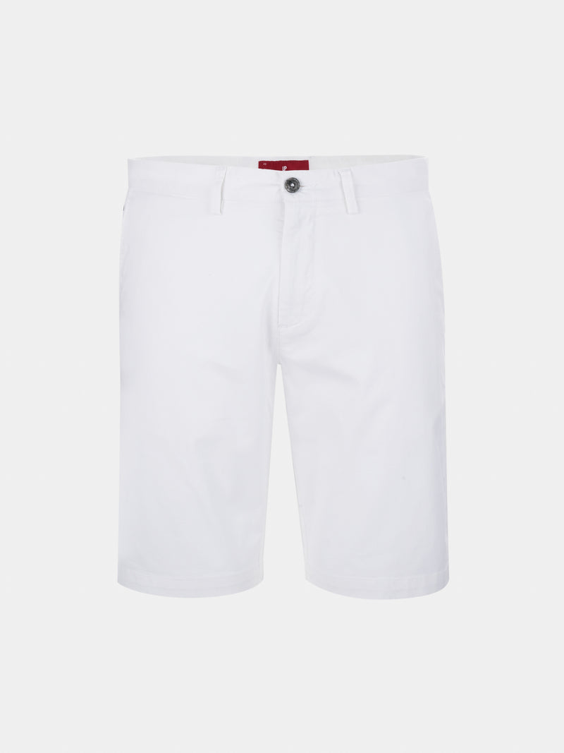 Bermudas para homem regular fit em sarja com bolsos