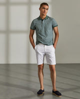 Bermudas para homem regular fit em sarja com bolsos