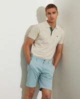 Bermudas para homem regular fit em sarja com bolsos