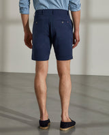 Bermudas para homem regular fit em sarja com bolsos