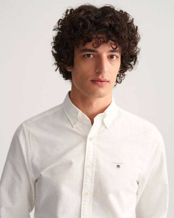Camisa Oxford slim fit