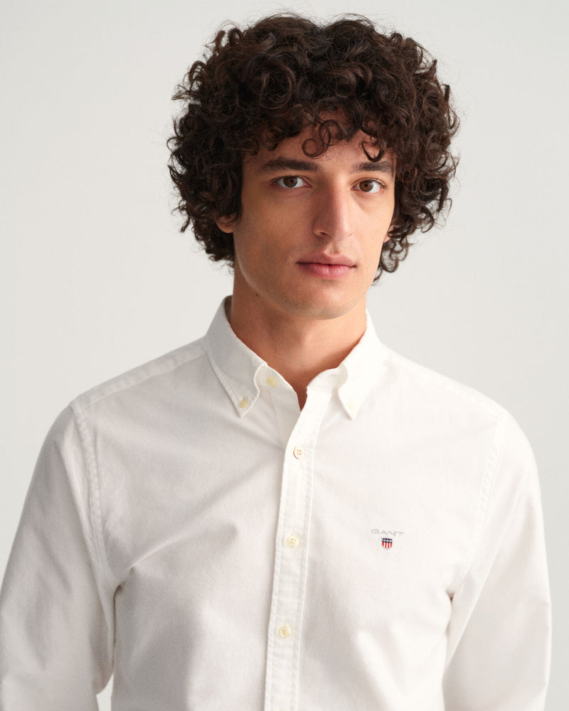 Camisa Oxford slim fit