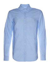 Camisa slim fit com riscas horizontais